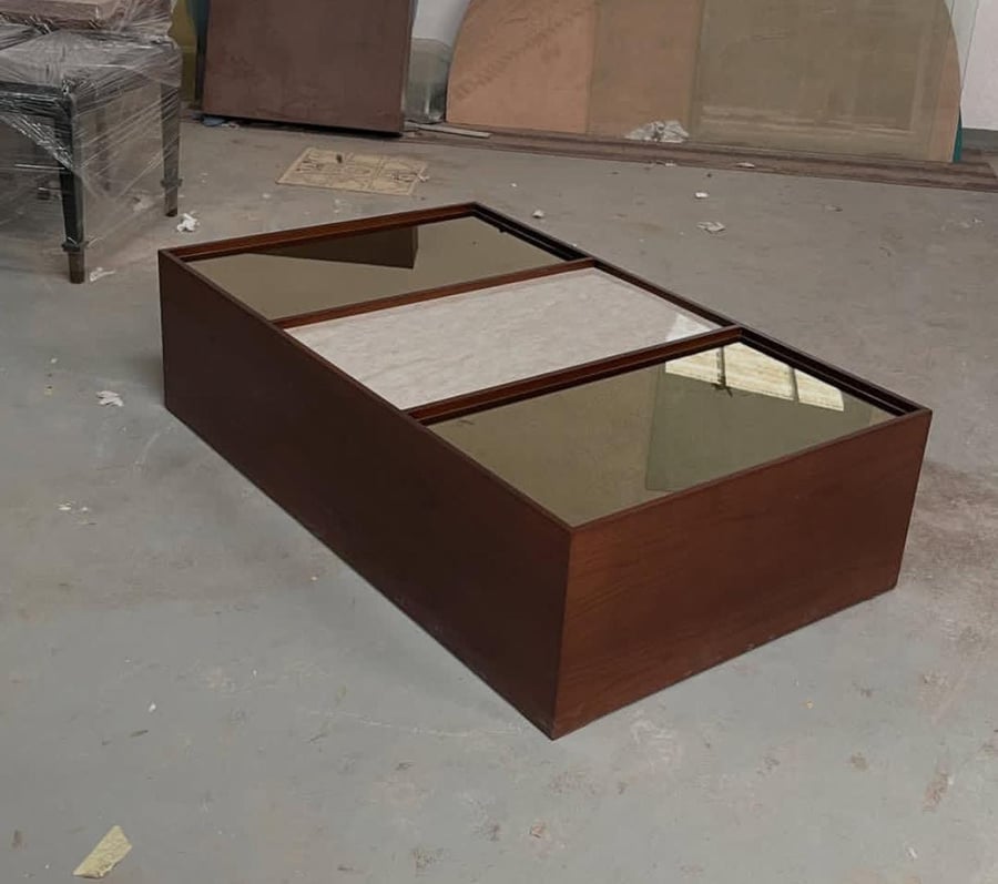 Wooden coffee table
