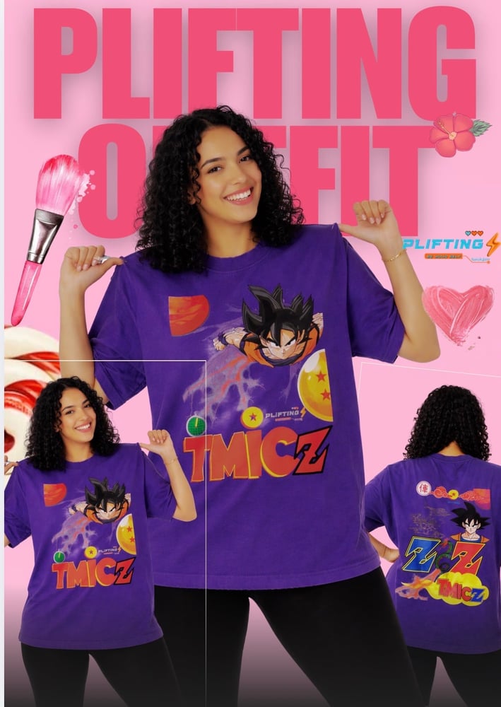 Purple Energy Anime Tee