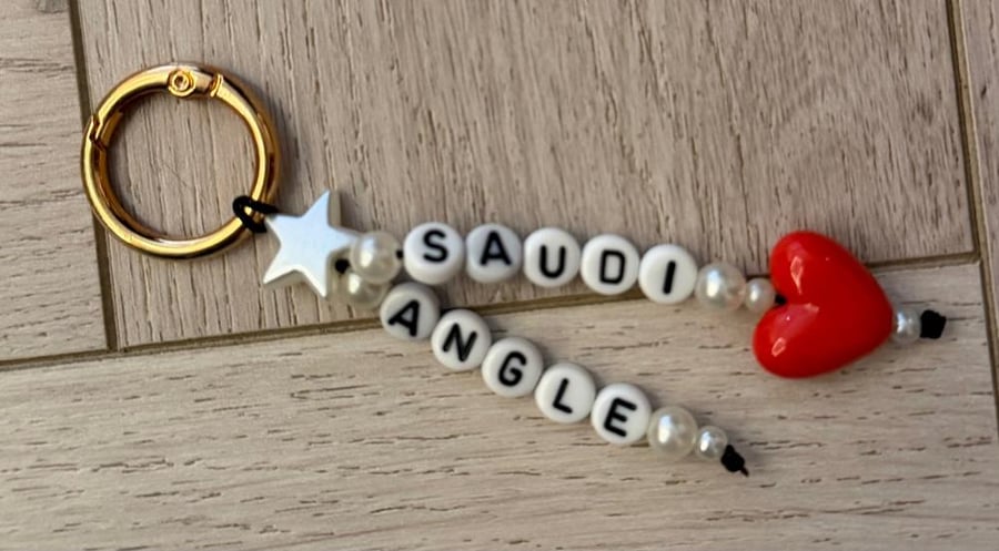 Saudi angle keychain