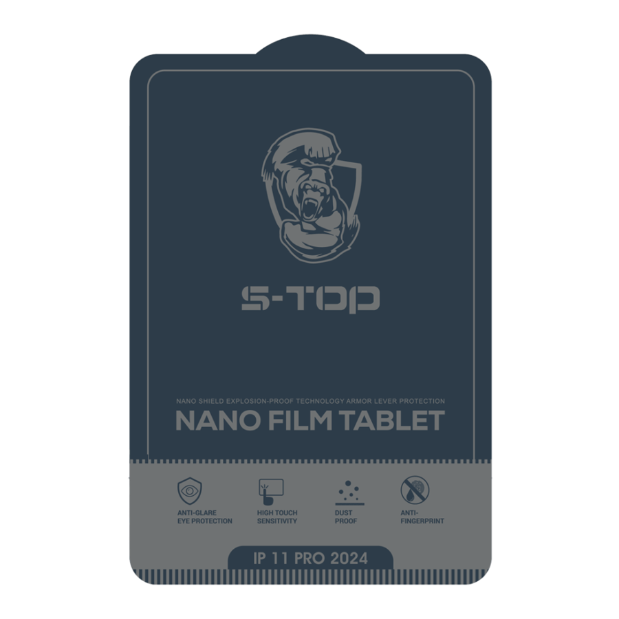 S-TOP Nano Film – أقوى واقي شاشة لوحي بتقنية النانو المتقدمة"
