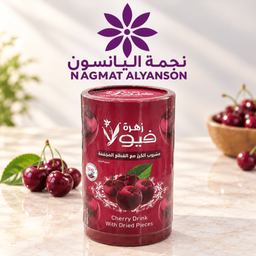مشروب الكرز مع القطع المجففه فيولا 200جرام