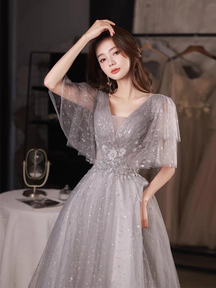 Elegant women's evening dress new 2026 for parties and birthdays