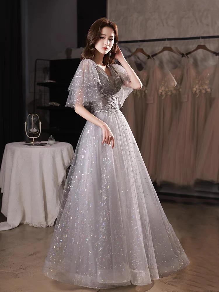 Elegant women's evening dress new 2026 for parties and birthdays