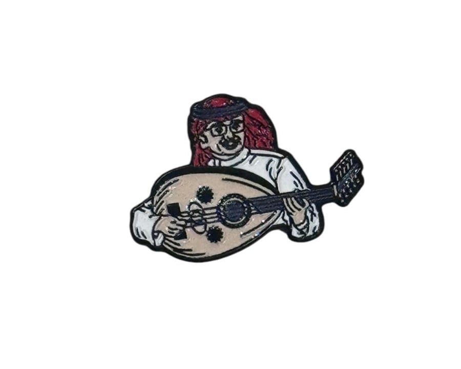 Majid metallic sticker