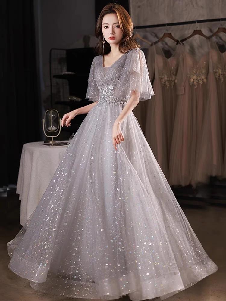 Elegant women's evening dress new 2026 for parties and birthdays