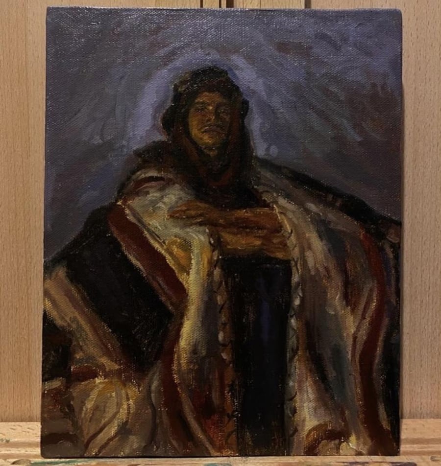bedouin cheif by sargent - study