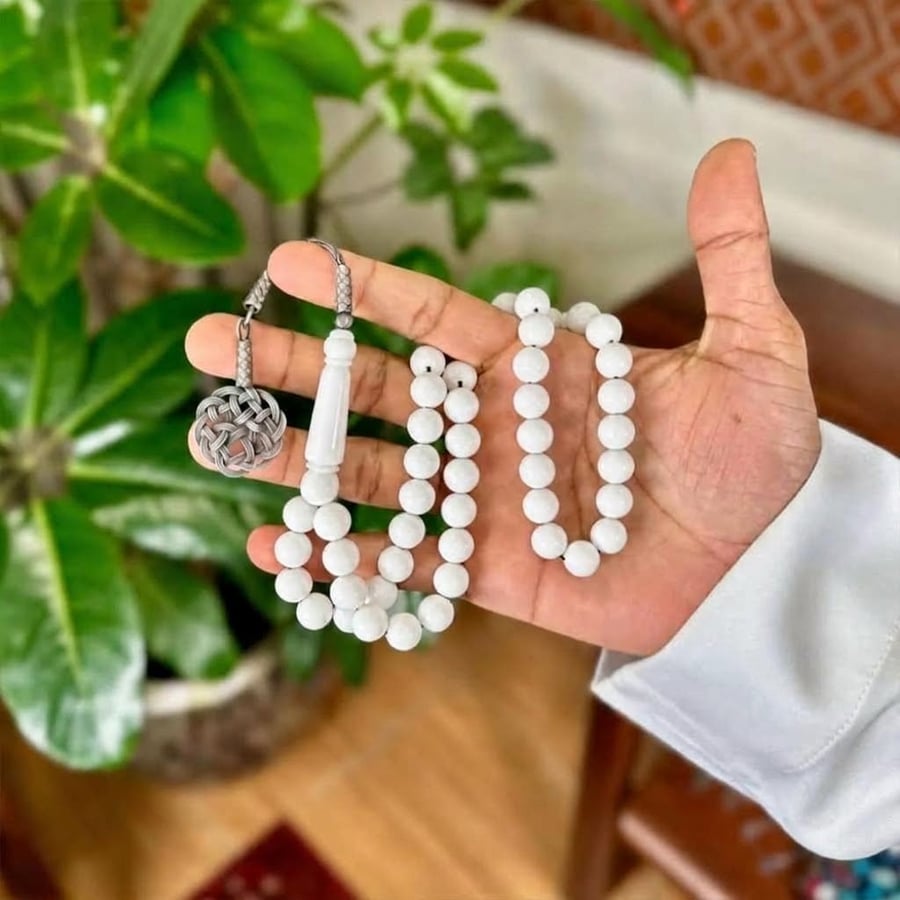مسباح بكلايت أبيض