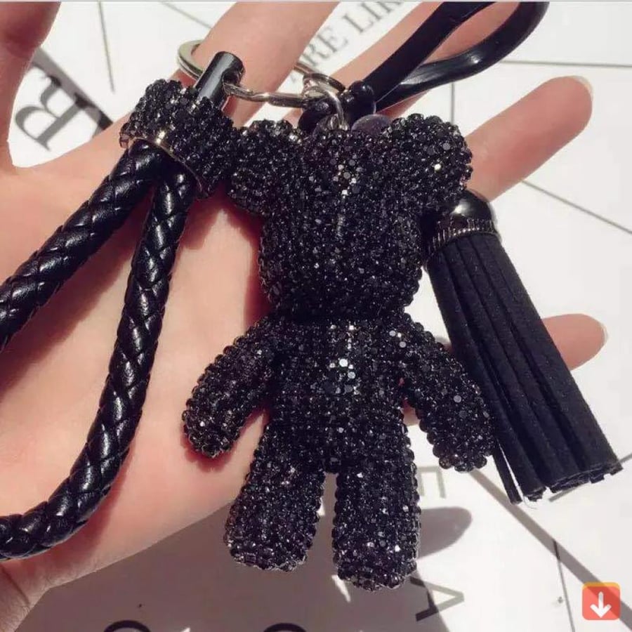 سلسلة ماركة Diy من حجر الراين للحقيبة والمفاتيح