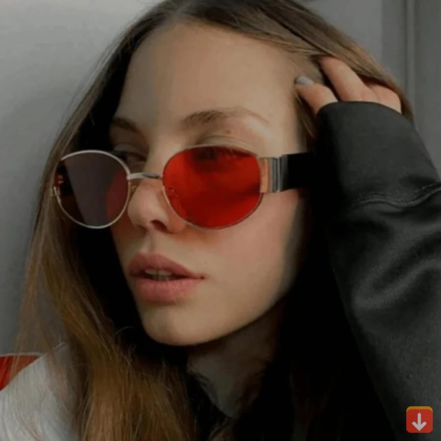 نظارات شمسية للنساء شكل بيضاوي  معدنية  نظارات UV400