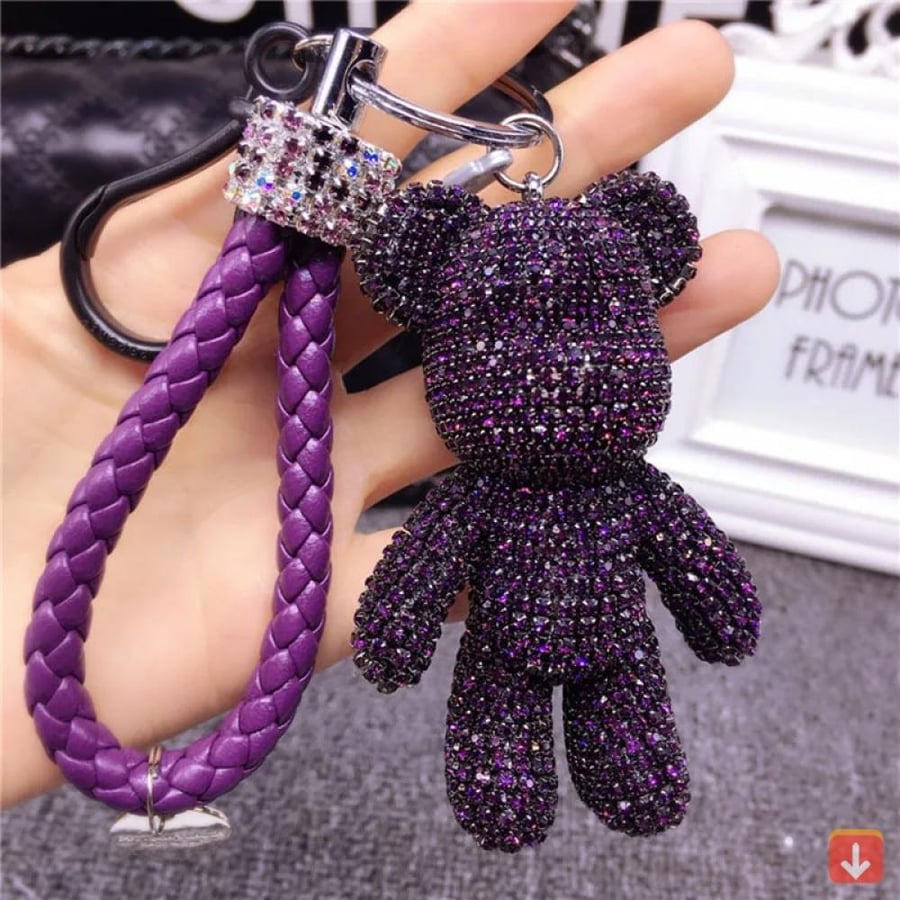 سلسلة ماركة Diy من حجر الراين للحقيبة والمفاتيح