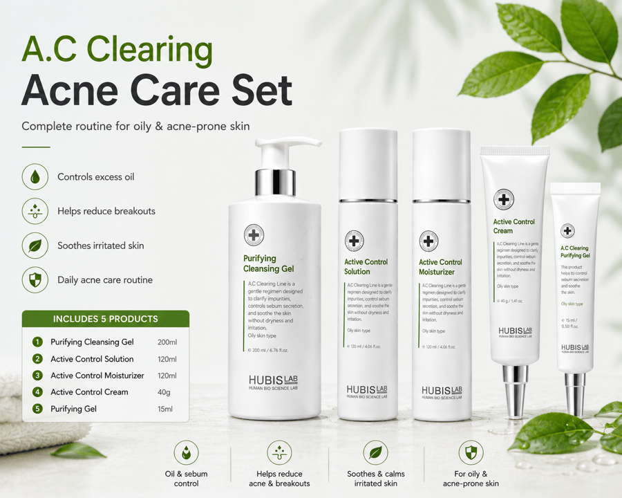 A.C Clearing Oily & Acne Care Set