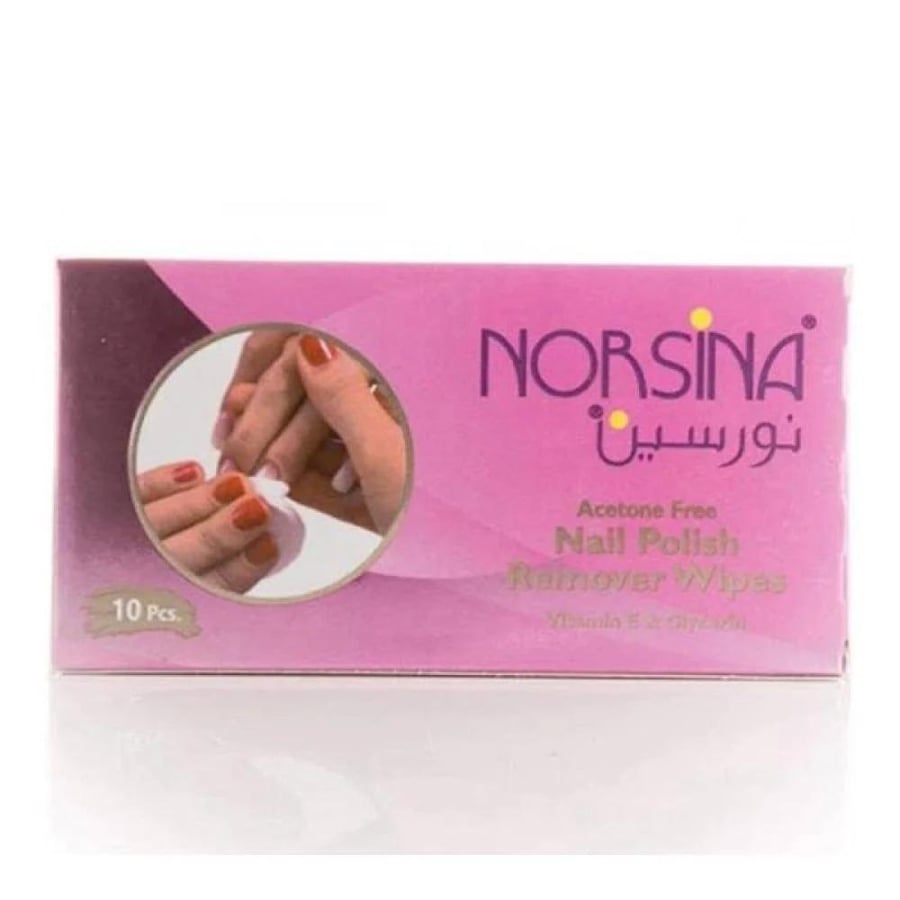 ‫نور سينا مناديل ازالة طلا الاضافر