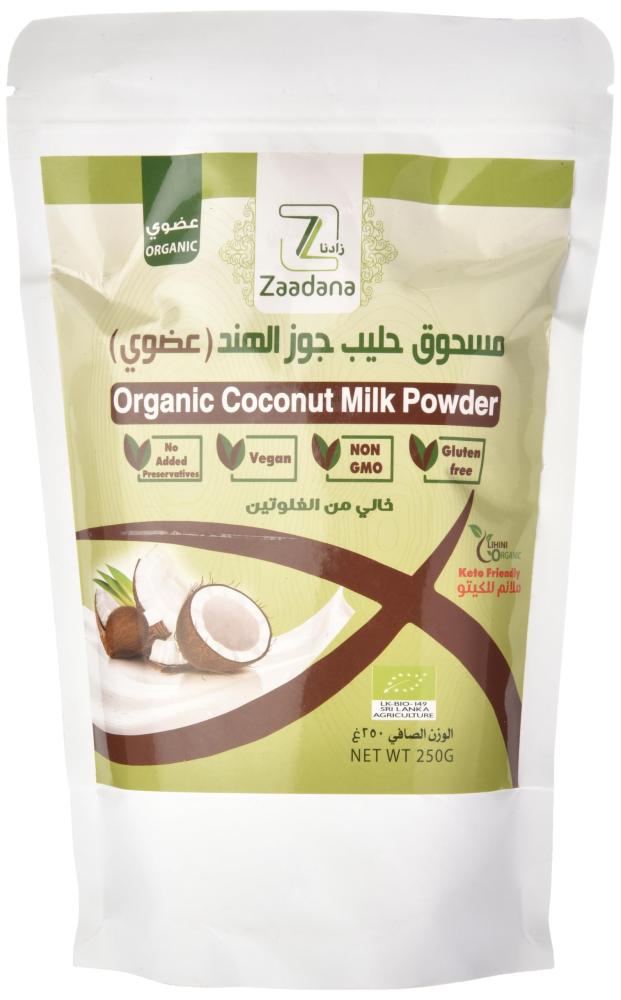 ‫مسحوق حليب جوز الهند عضوي زادنا