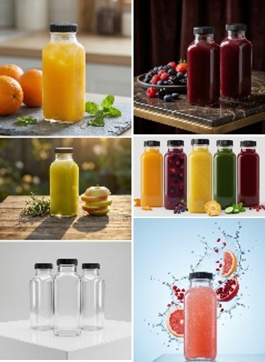 قارورة زجاج صغيرة