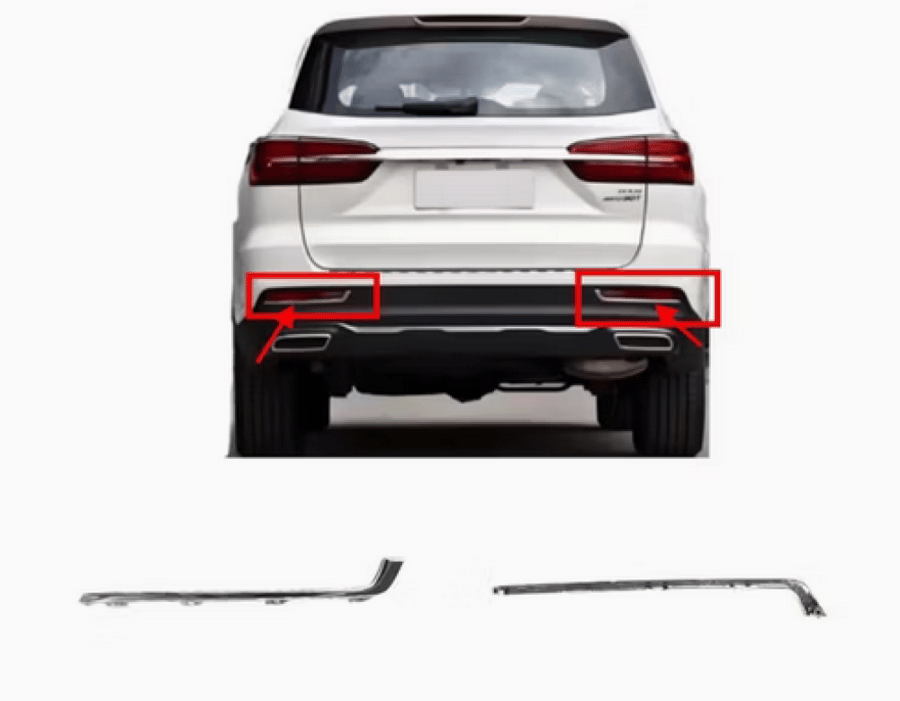 إطار مصباح الضباب الخلفي شريطي لامع-يمين MG-RX8-76310
