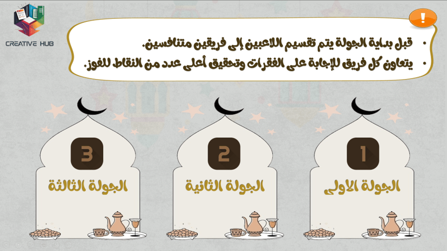 فعالية رمضان - نتيجة تفاعلية