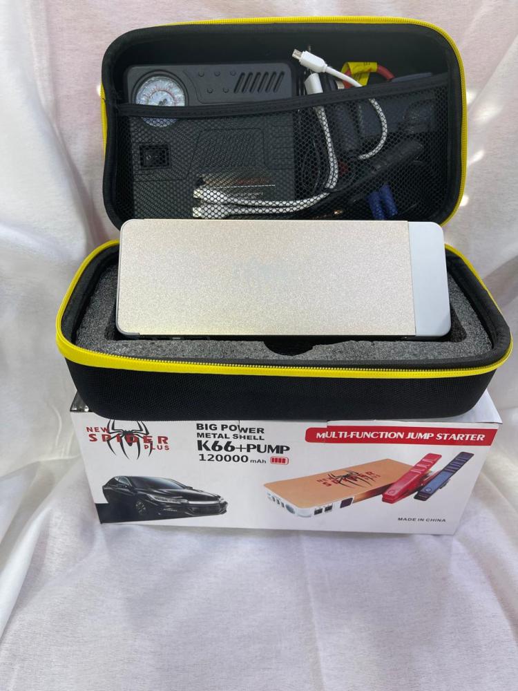 Battery charger with air compressor from New Spider Plus company