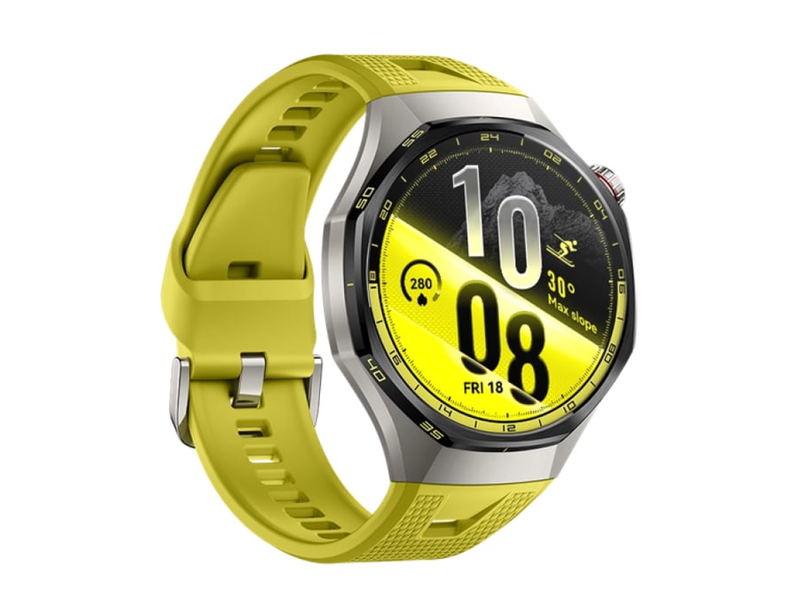 ساعة هواوي Watch GT 7 Pro - لون أصفر - مقاس 46 مم مع سوار تيتانيوم