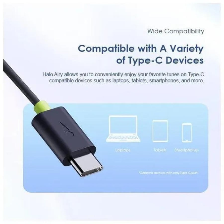 Halo Airy wired earphone (OEP-650) Type-C from ORAiMO