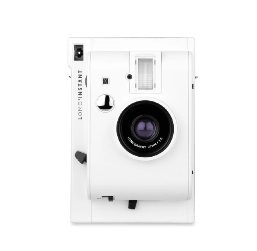 لوموغرافي - كاميرا فورية Lomo’Instant مع 3 عدسات إضافية - أبيض