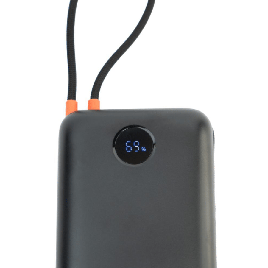 باور بانك تيكنال 20000mAh - شحن سريع 22.5 واط مع منافذ متعددة وكابلات مدمجة