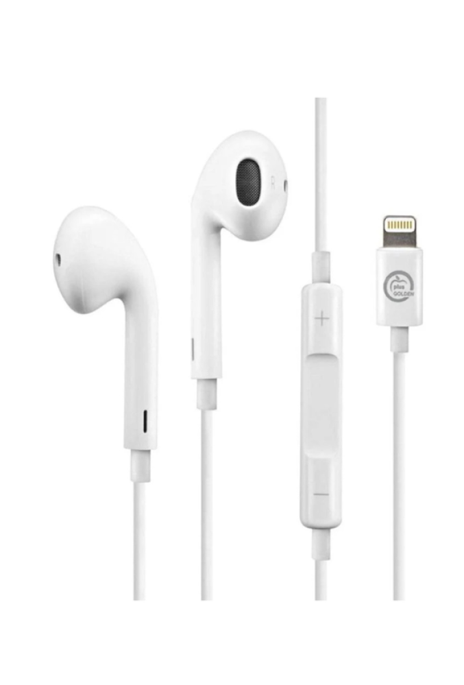 سماعات أذن Golden Plus بمنفذ Lightning