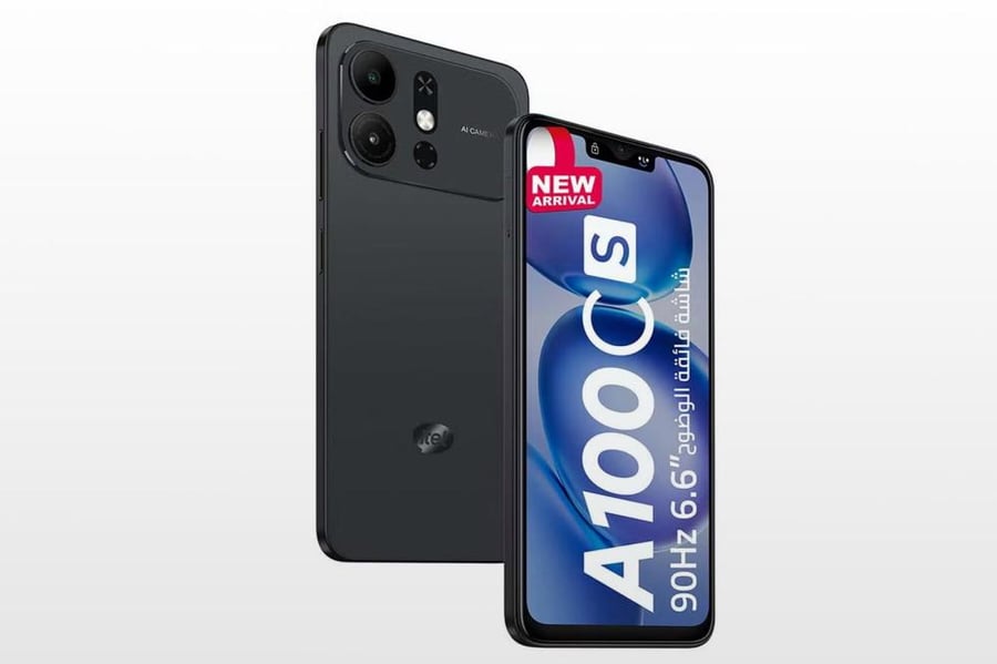 itel A100C S -اسود - 32 جيجابايت - ذاكرة عشوائية 3+3 جيجابايت