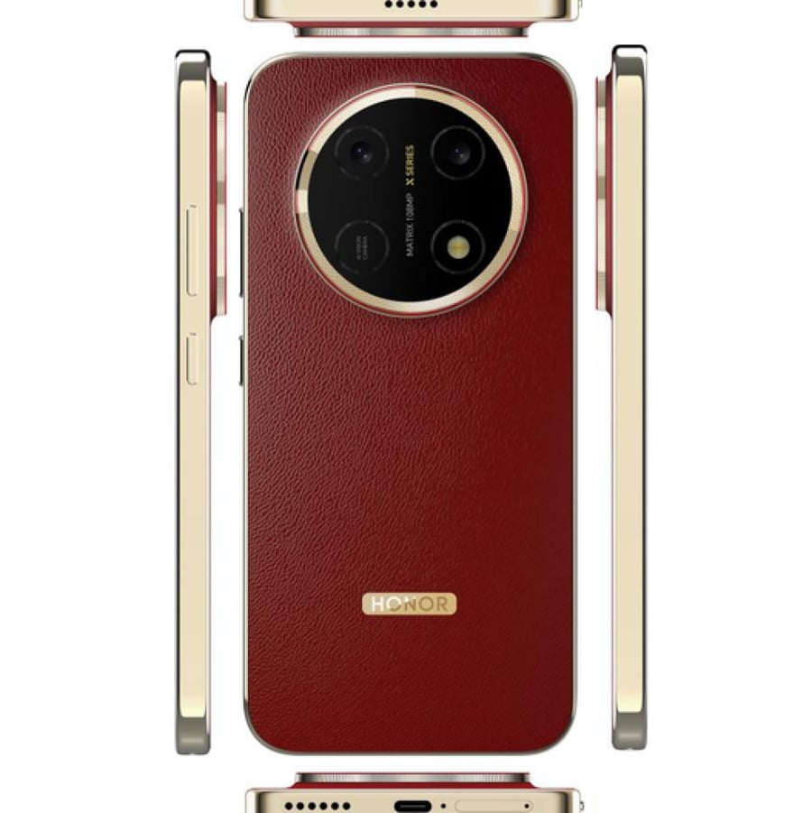 هونر X9e Pro - بني مائل للحمرة - 256 جيجابايت - ذاكرة وصول عشوائي (RAM) 12+12 جيجابايت