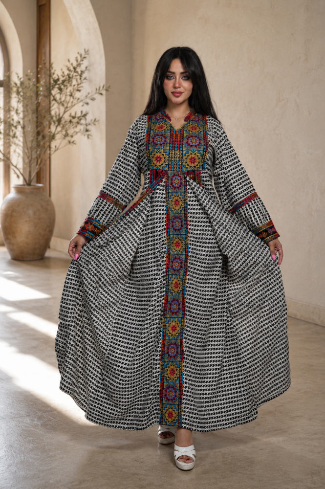جلابية تراث سينا – بتطريز مميز00038