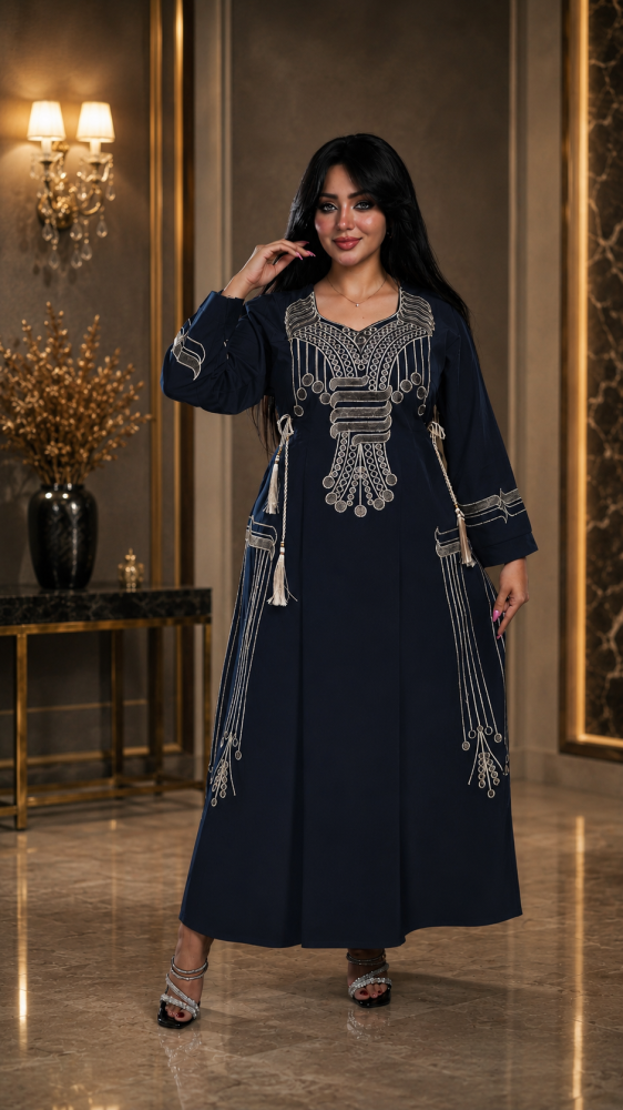جلابية سُلاف – مراسي بتطريز سيرما00046