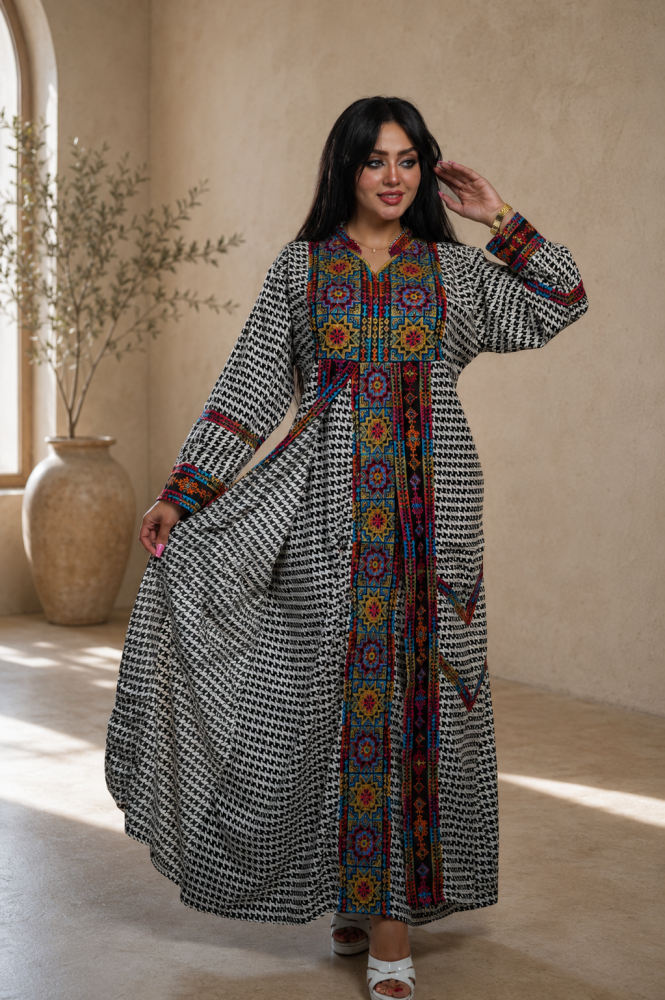 جلابية تراث سينا – بتطريز مميز00038
