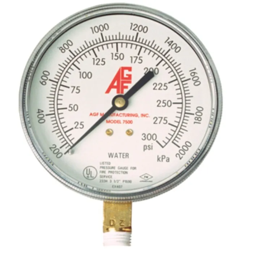 عداد ضغط من AGF – موديل 7500، حتى 300 PSI (DB-7500-AGF)