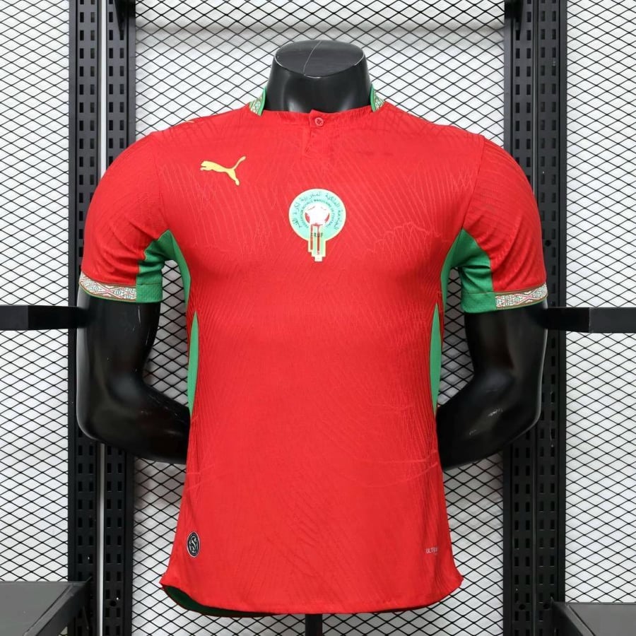 تيشيرت منتخب المغرب كأس العالم 2026 الاساسي الأحمر