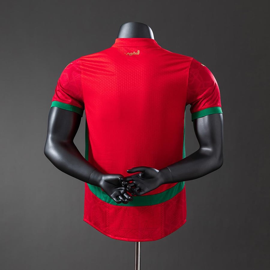 تيشيرت منتخب المغرب الاساسي الأحمر 2025