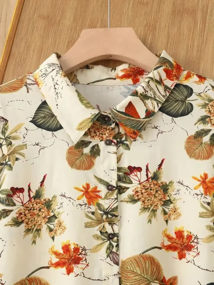 Linhara قميص نسائي مريح بأكمام طويلة مع طباعة مخطط، مناسب للارتداء اليومي والعمل، مقاسات كبيرة