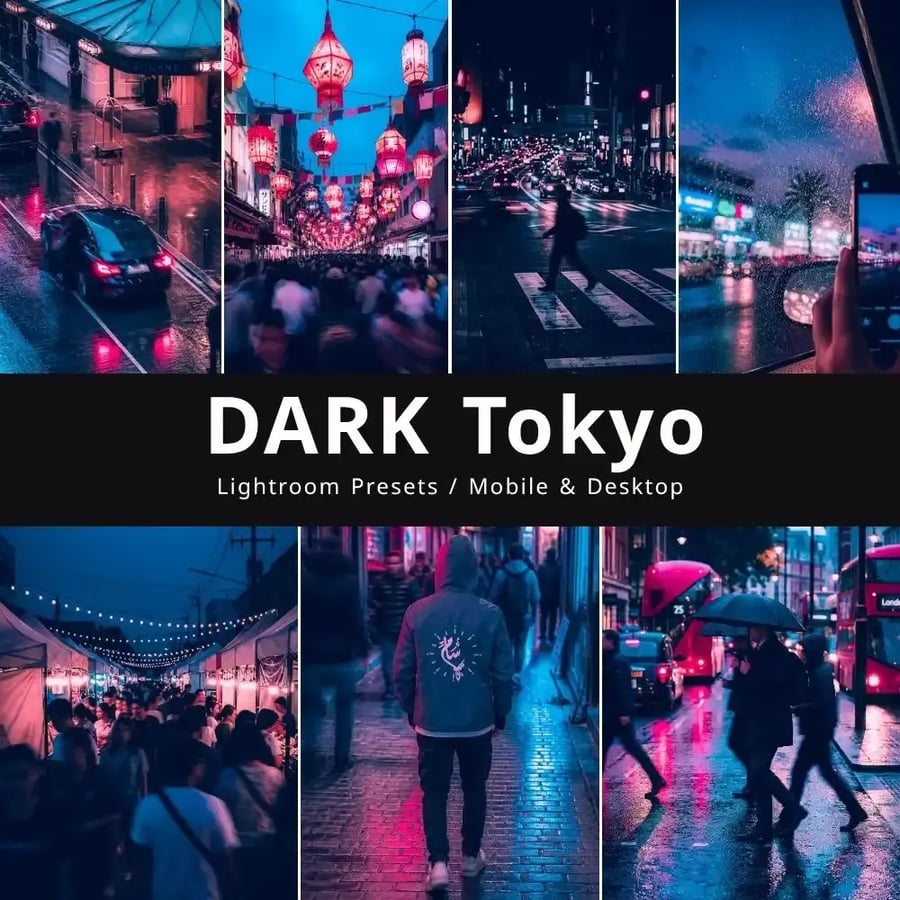 مجموعة فلاتر دارك السينمائية | Dark Mood Lightroom Presets