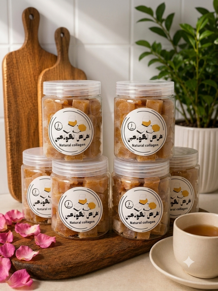 كورس شهرين كولاجين طبيعي اقراص ٦ علب ( ٧٥٠) ملي