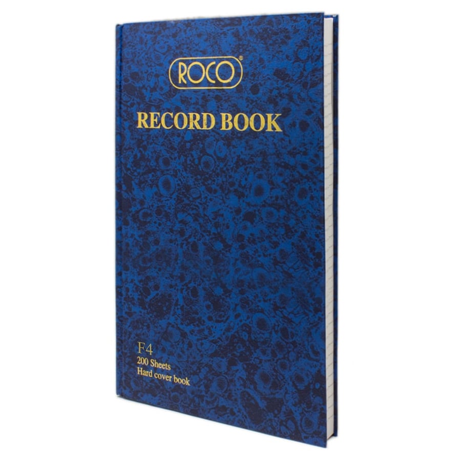 دفتر ريكورد ازرق 200 ورقة ROCO - F4