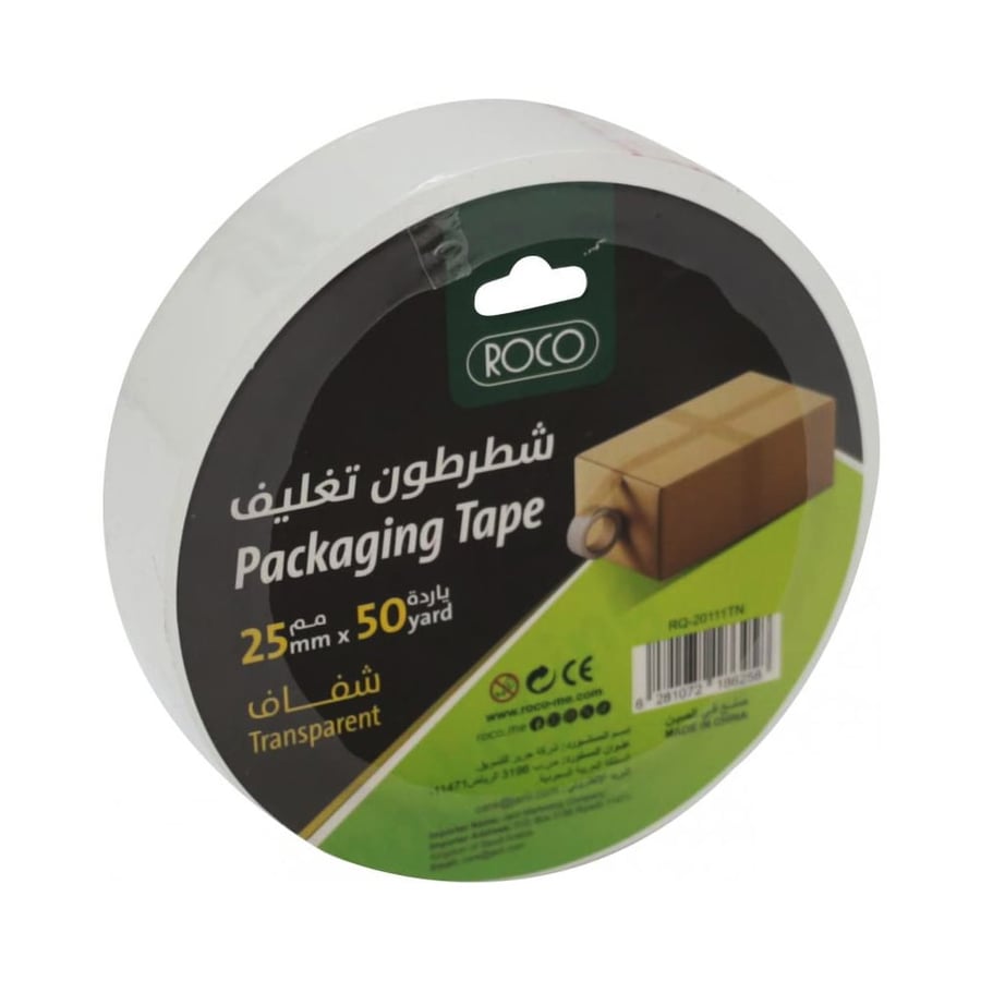 شطرطون تغليف شفاف 25مم×50ياردة  – ROCO