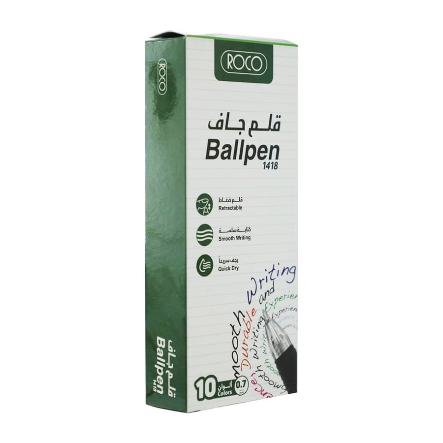 قلم حبر جاف ضغاط  - ROCO