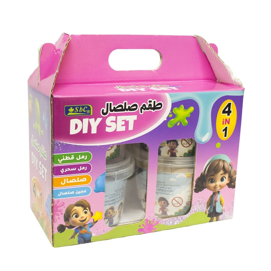 طقم صلصال DIY SET للأطفال 4 في 1 – SBC