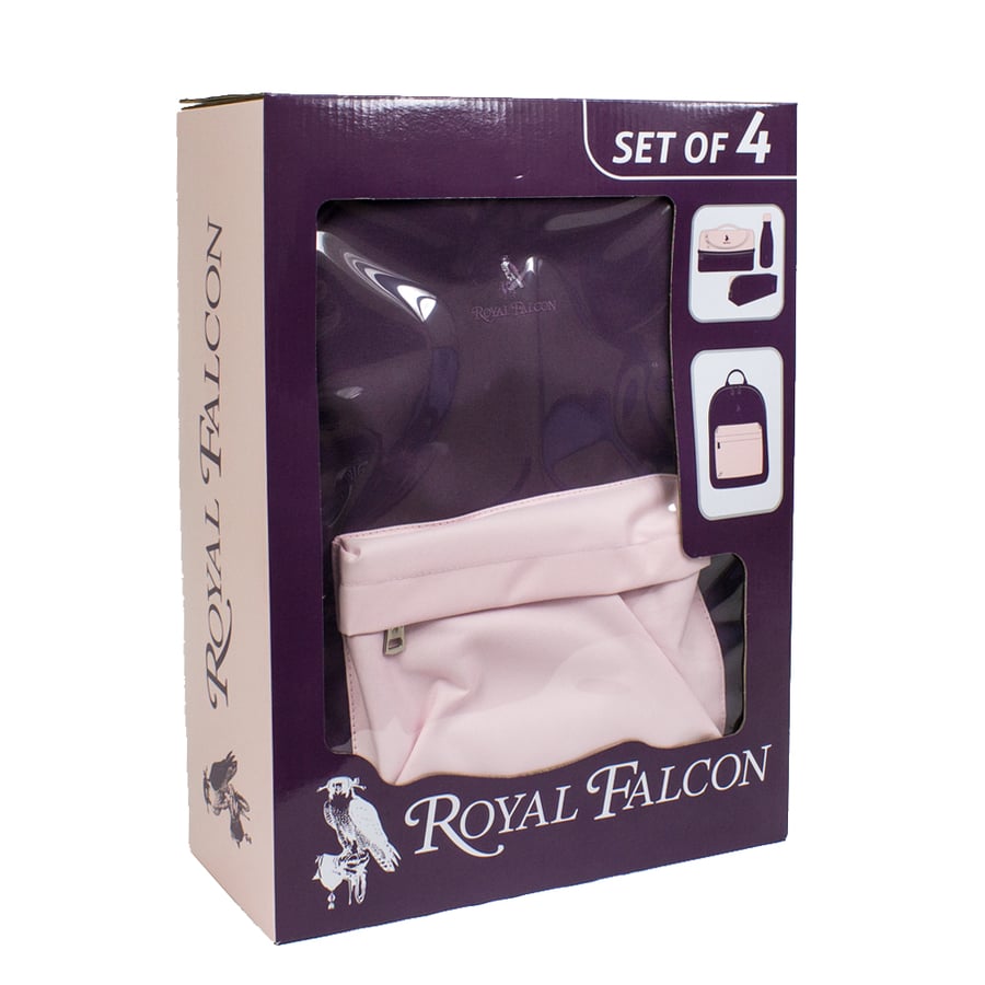 طقم شنطة مدرسية متكامل 4 قطع 16 إنش - ROYAL FALCON