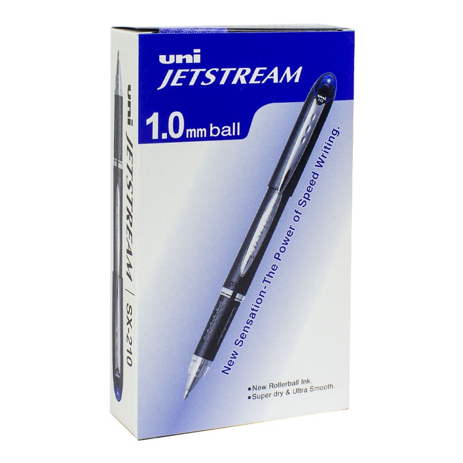 قلم يوني جيت ستريم 1.0 مم أزرق- Uni Jetstream SX-210