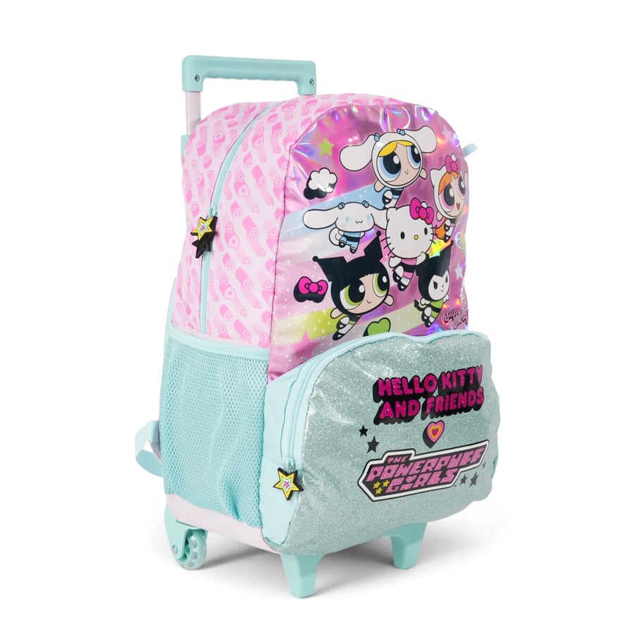 شنطة ظهر مدرسية بعجلات 18 إنش - Hello Kitty and Friends