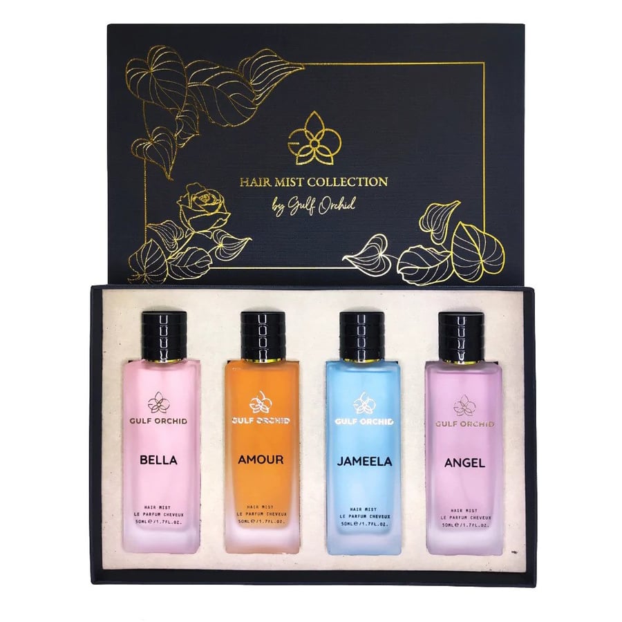 مجموعة عطور الشعر من جولف أوركيد - 4 عطور