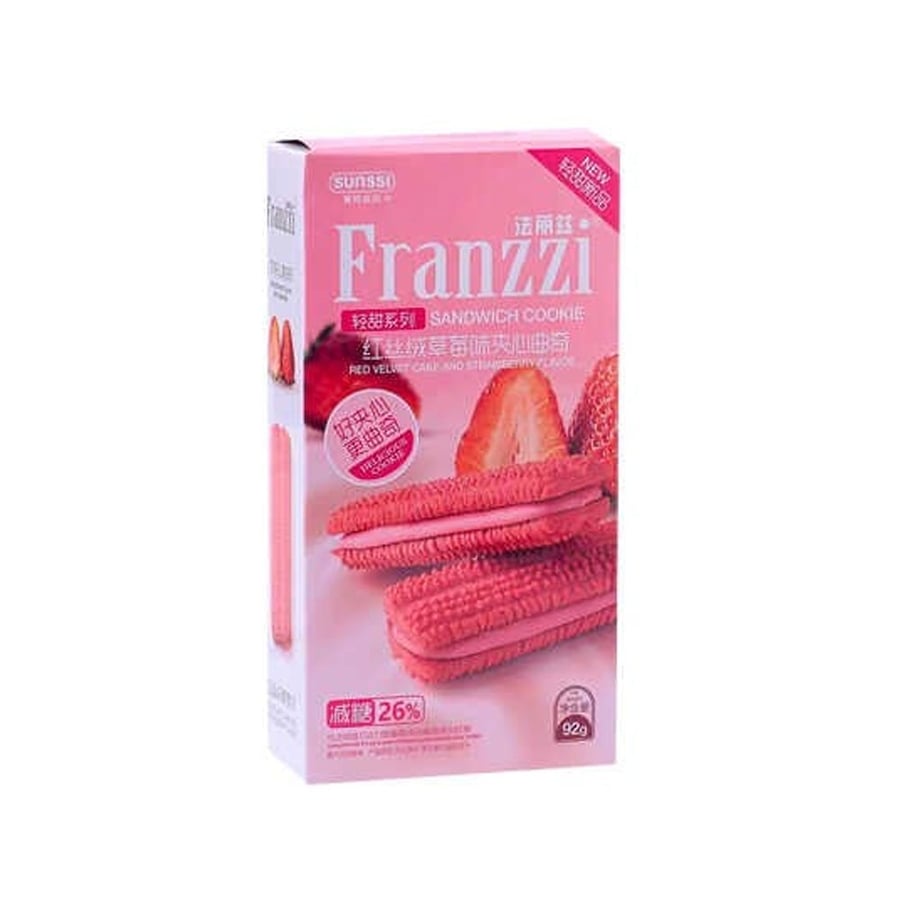 sunssi  franzzi sandwich cookie strawberry
