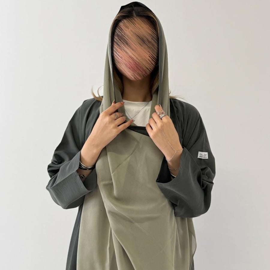 حرير مغسول زيتي