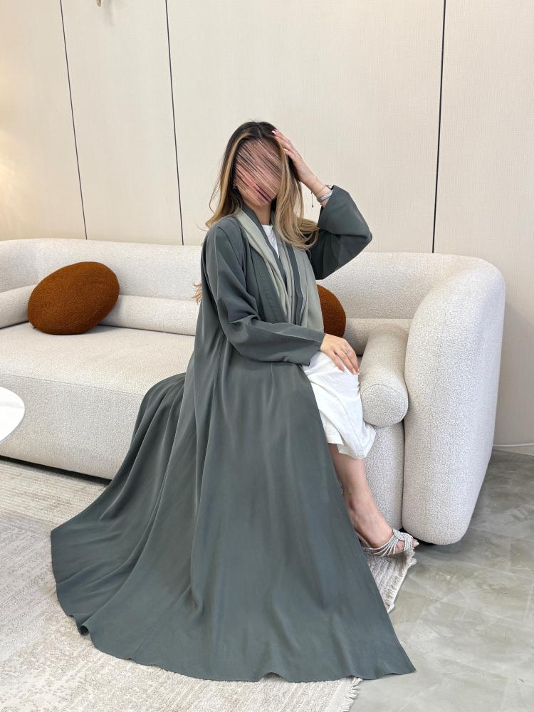 حرير مغسول زيتي