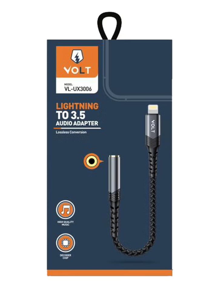 VOLT - محول ايفون لسيارة قماش م/VL-UX3006 ماركة فولت