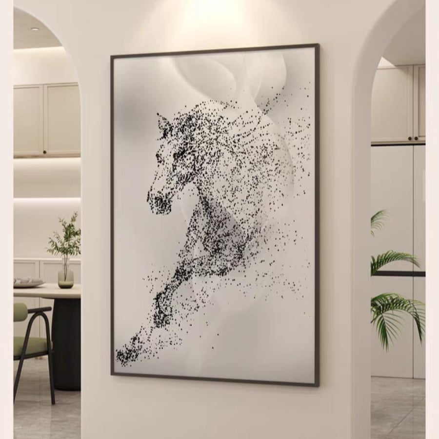 لوحه الخيل طباعة